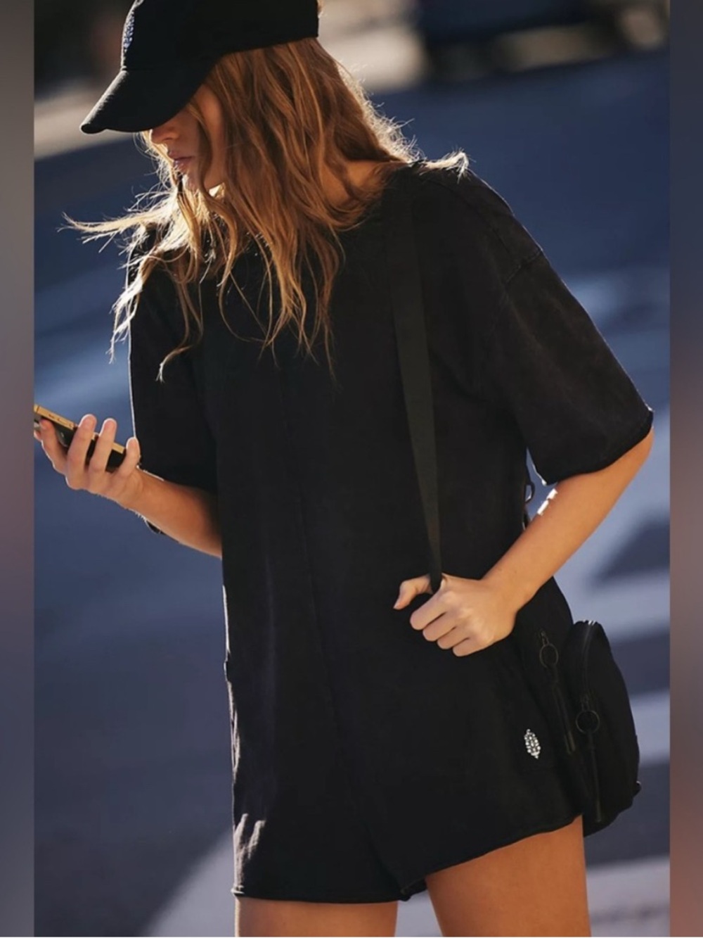 Free People Hot Shot Tee Romper